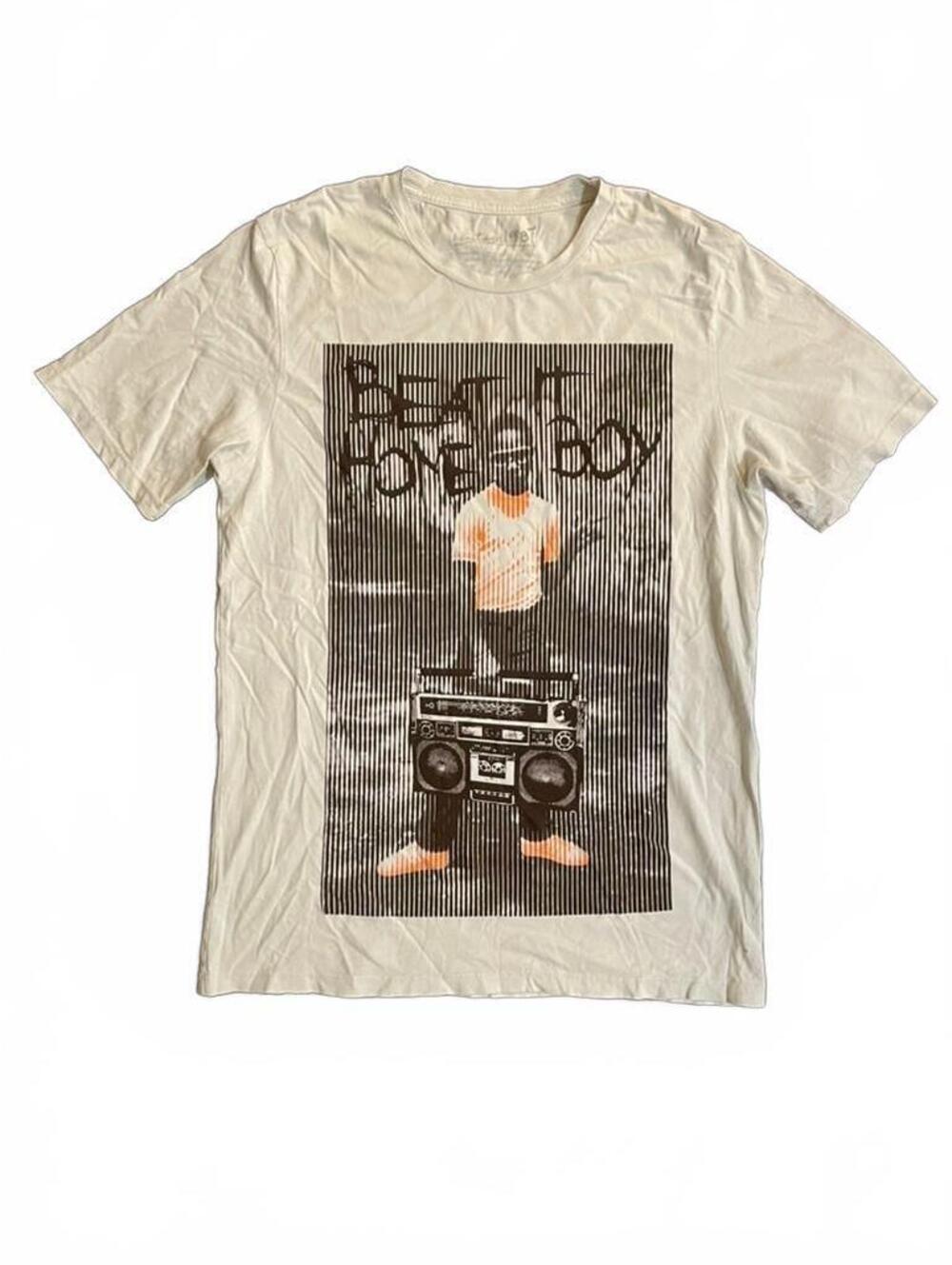 heritage 1981 Men's Large Graphic T-Shirt Beat It Homeboy